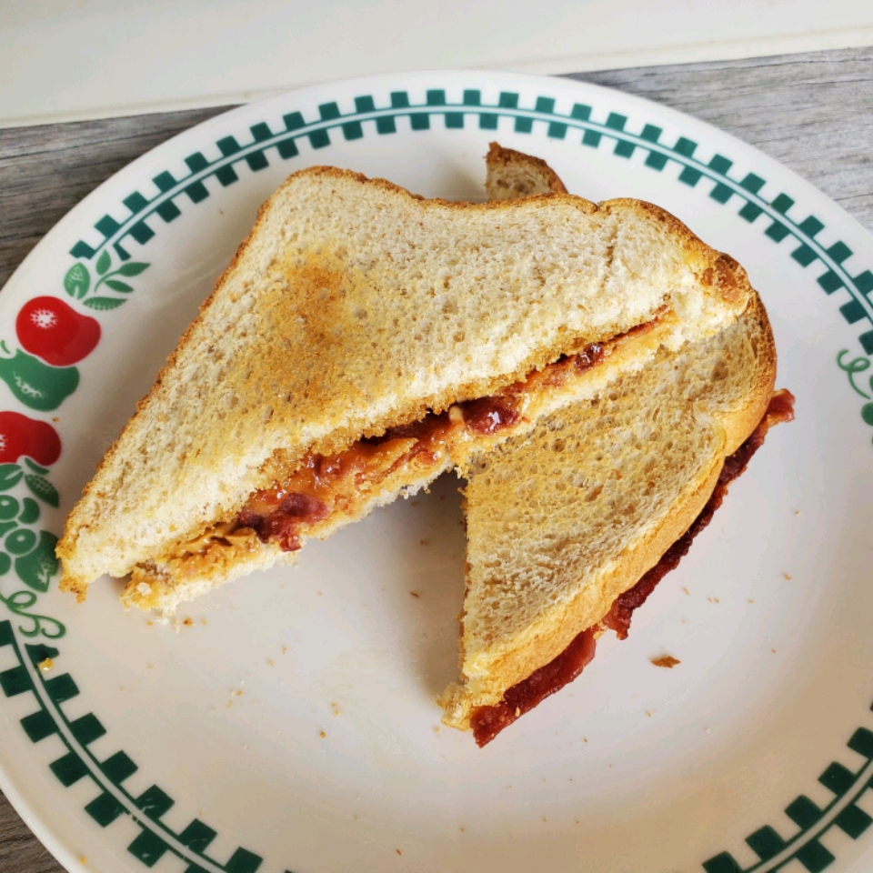 Peanut Butter, Bacon and Honey Sandwich_image