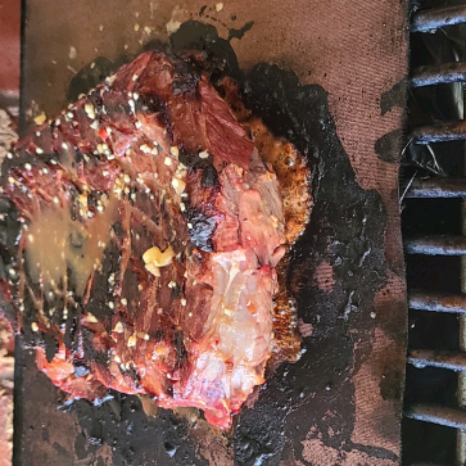 Barbequed Beef Steak with Orange Marinade image