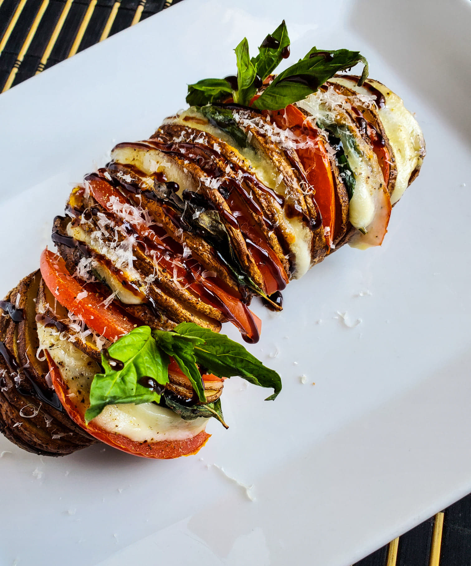 Caprese Hasselback Potatoes image