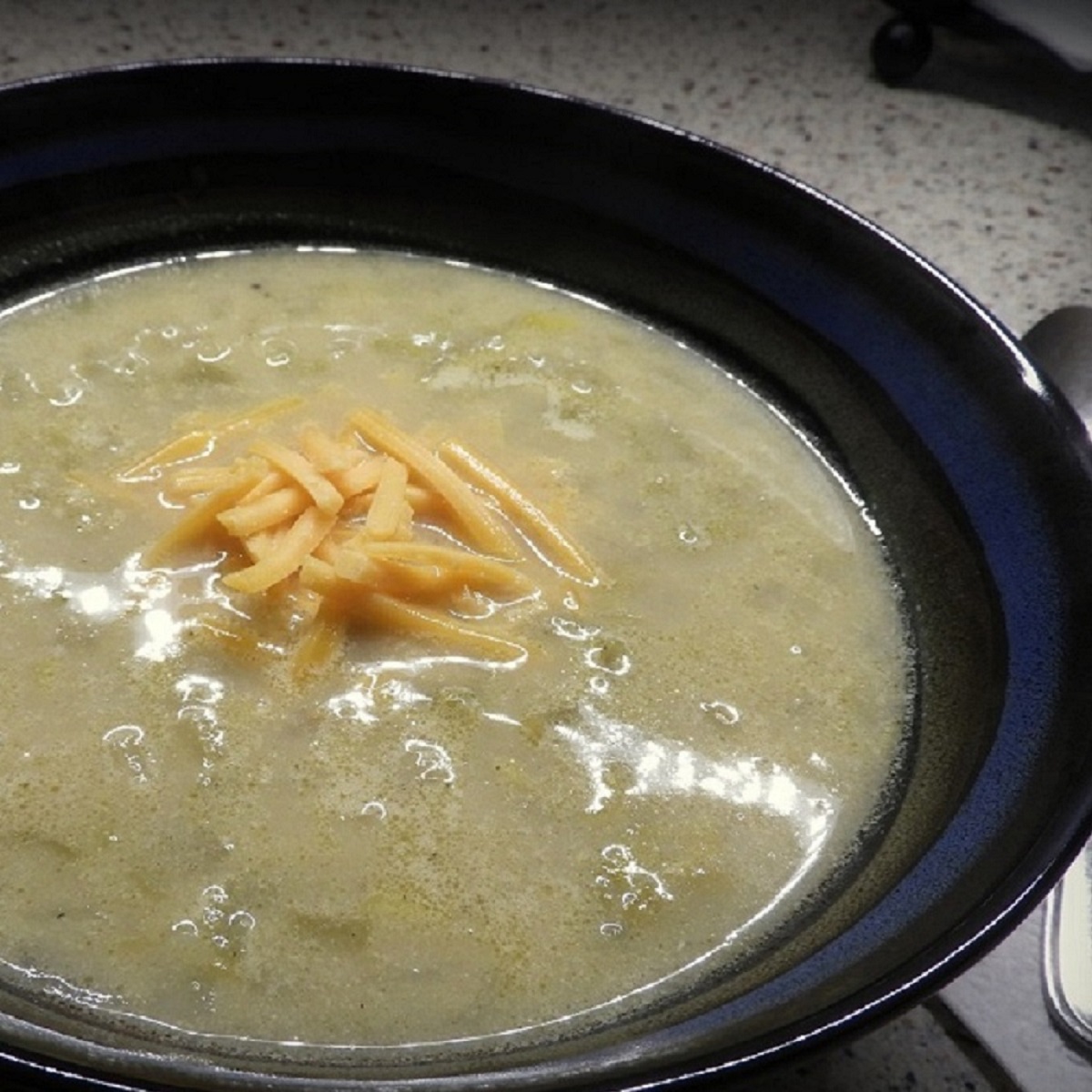 Potato Soup with Cheese and Green Chiles image