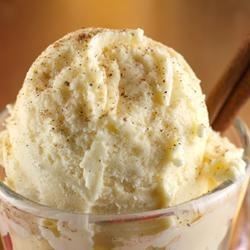 Easy Eggnog Ice Cream image
