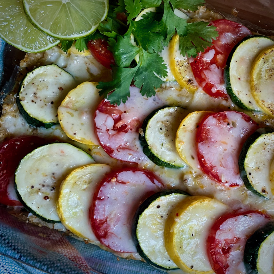 Lower-Carb Healthy Vegetable Casserole image