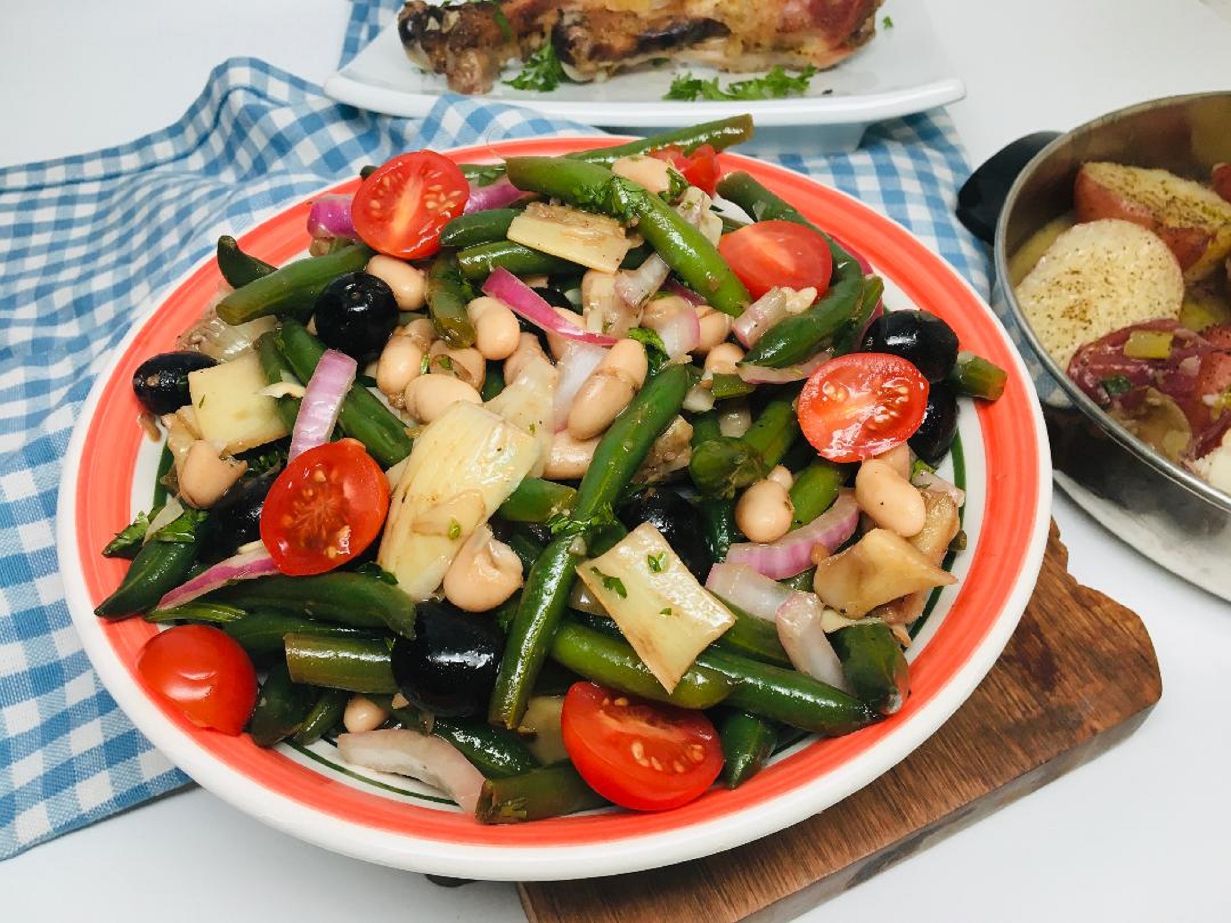 Cold Green Bean and Artichoke Salad image