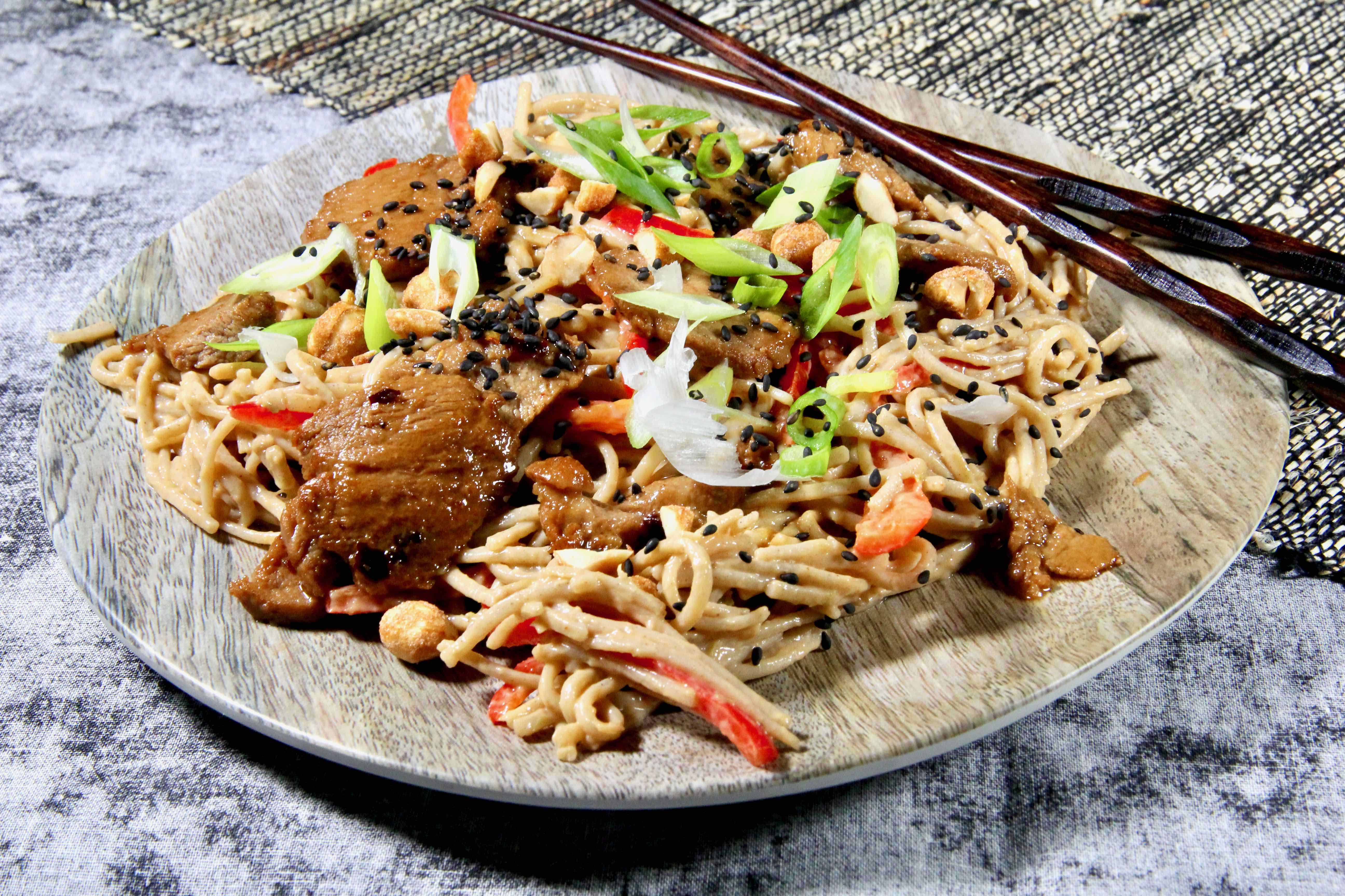 Cold Soba Noodles with Pork Tenderloin image