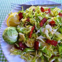 Brussels Sprouts with Bacon Dressing image