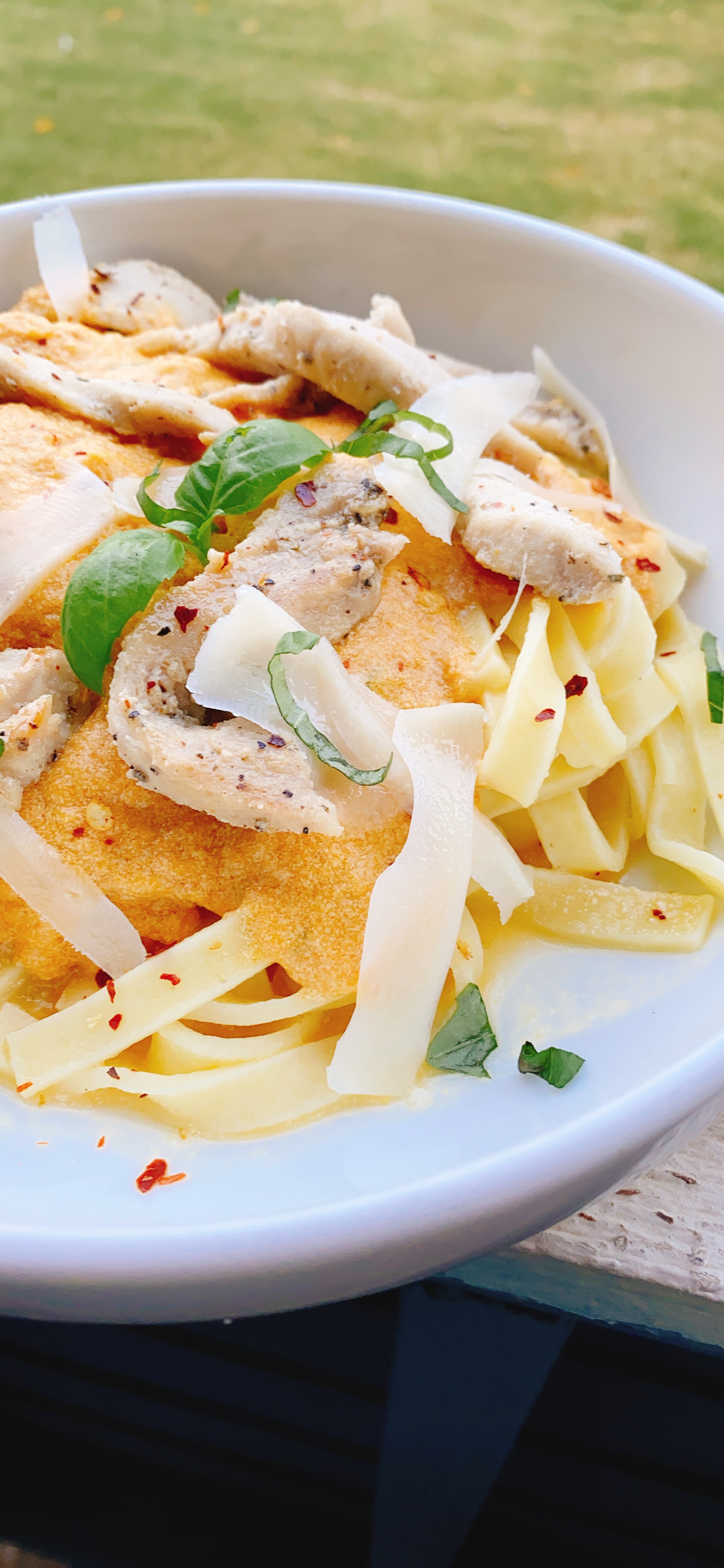 Chicken-Pumpkin Alfredo image