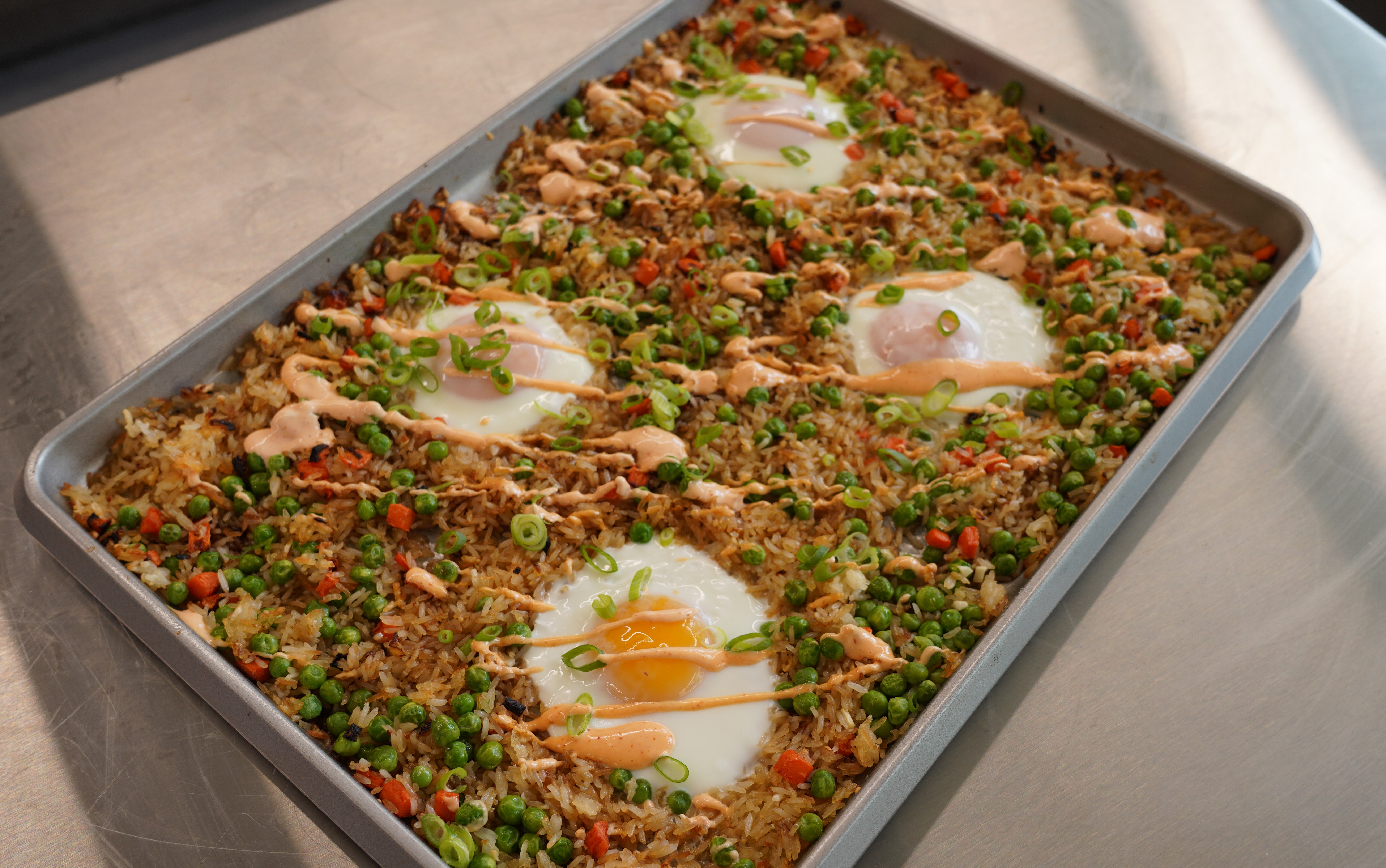 Sheet Pan Fried Rice image