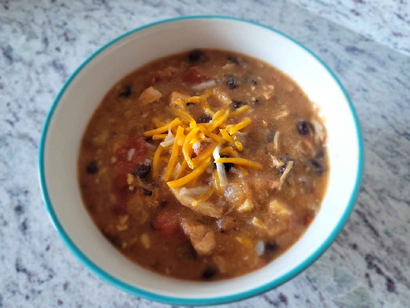 Cheesy Chicken Enchilada Soup image