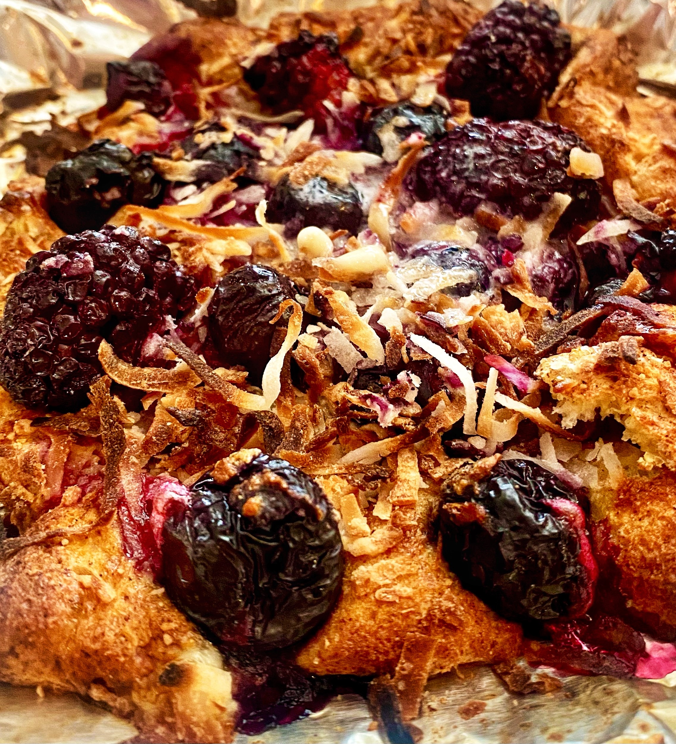 Coconut and Berry French Toast Bake image
