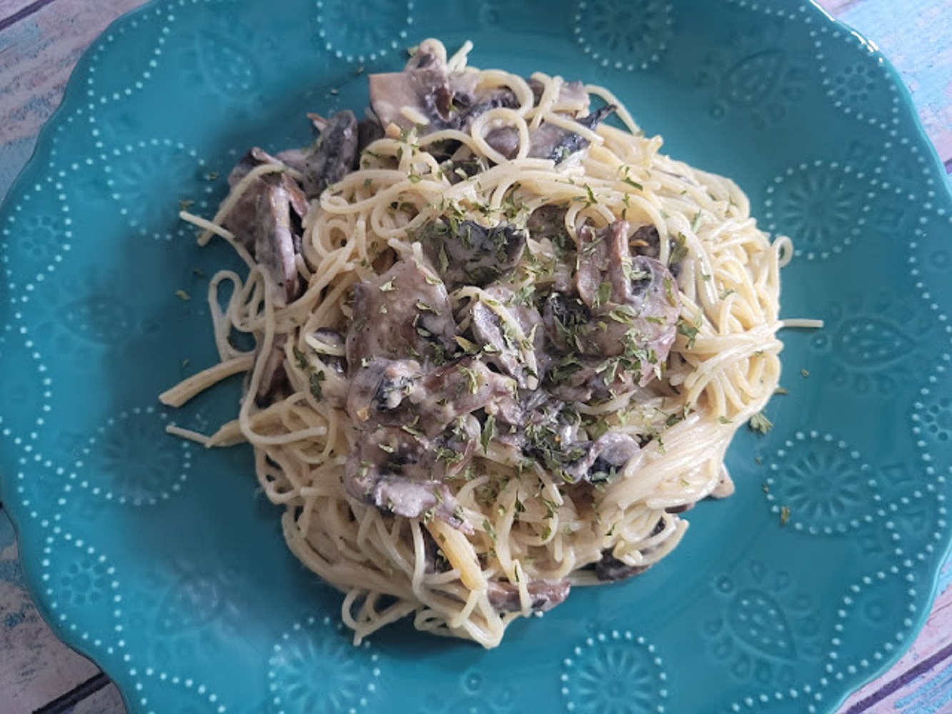 Creamy Lemon-Mushroom Pasta image