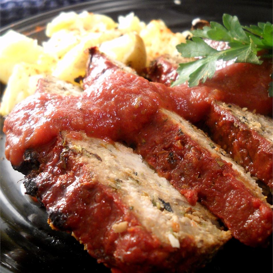 Veggie Turkey Meatloaf With Tangy Balsamic Glaze Recipe Allrecipes