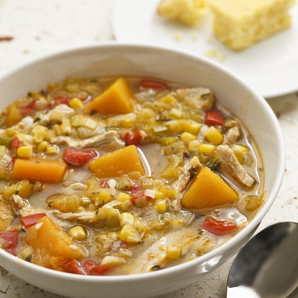 Turkey & Squash Soup Recipe - EatingWell