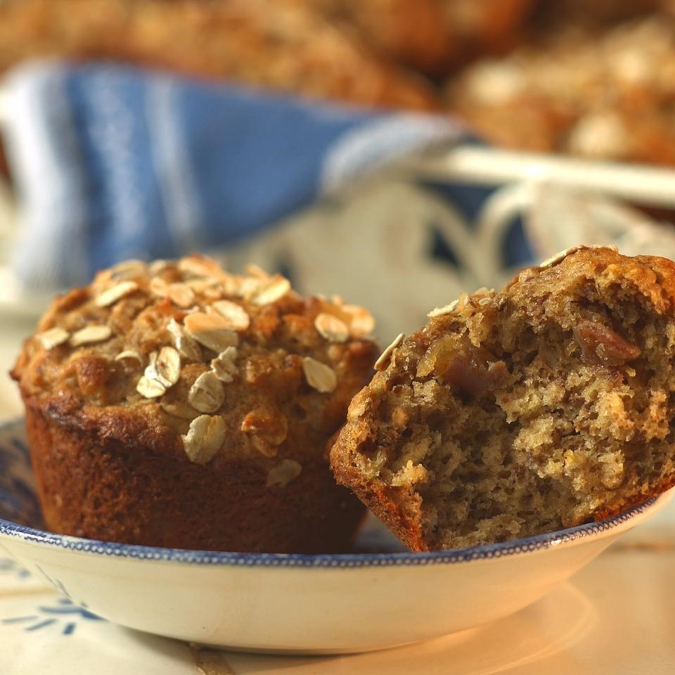 Date-Oat Muffins Recipe - EatingWell