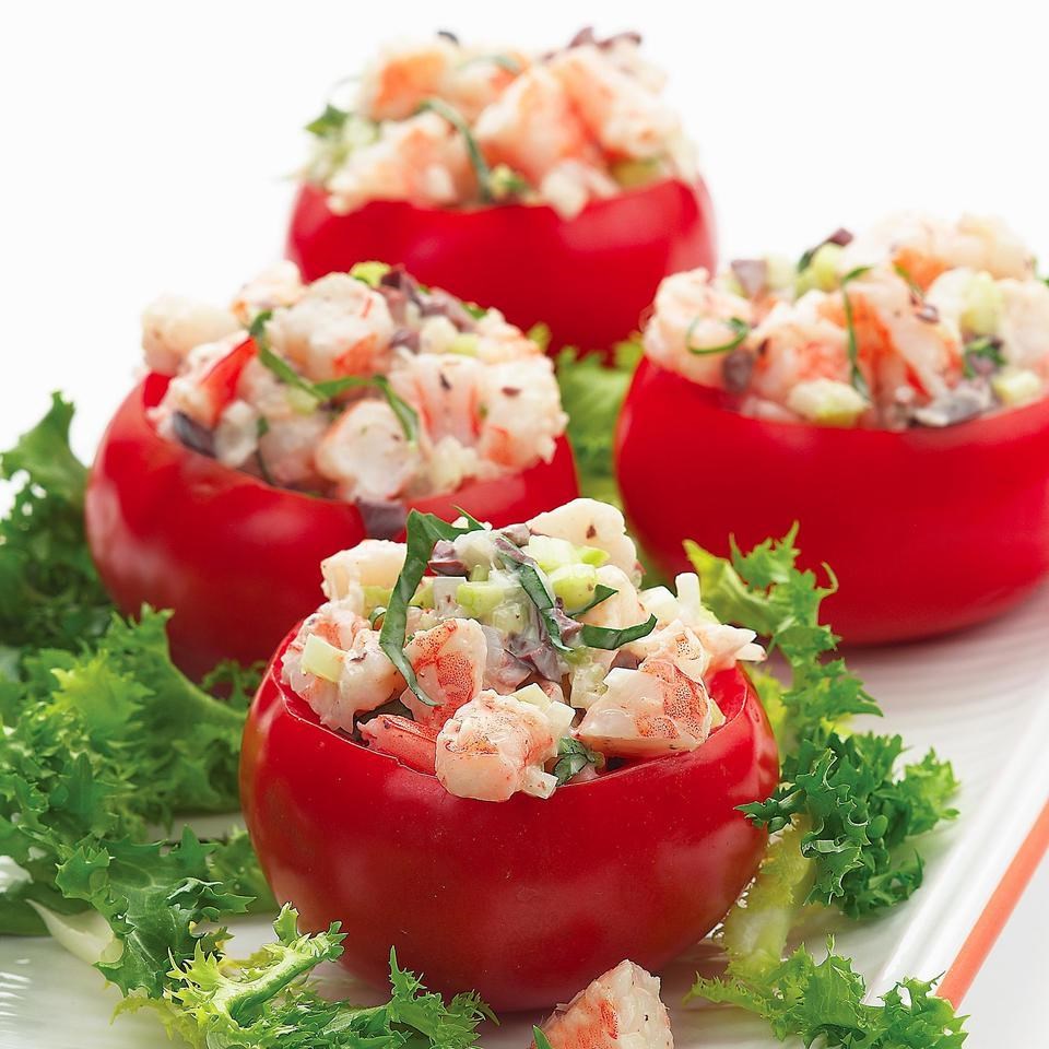 Shrimp Salad-Stuffed Tomatoes Recipe - EatingWell