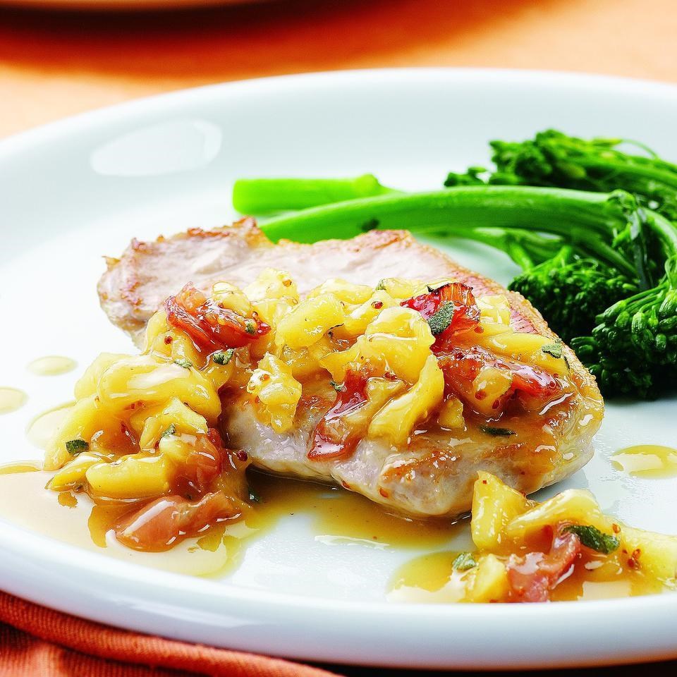 Pork with Dried Apples & Prosciutto Recipe - EatingWell