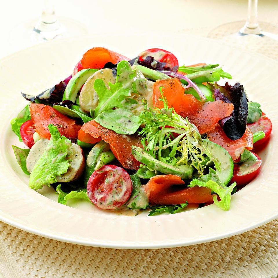 Smoked Salmon Salad Nicoise Recipe - EatingWell