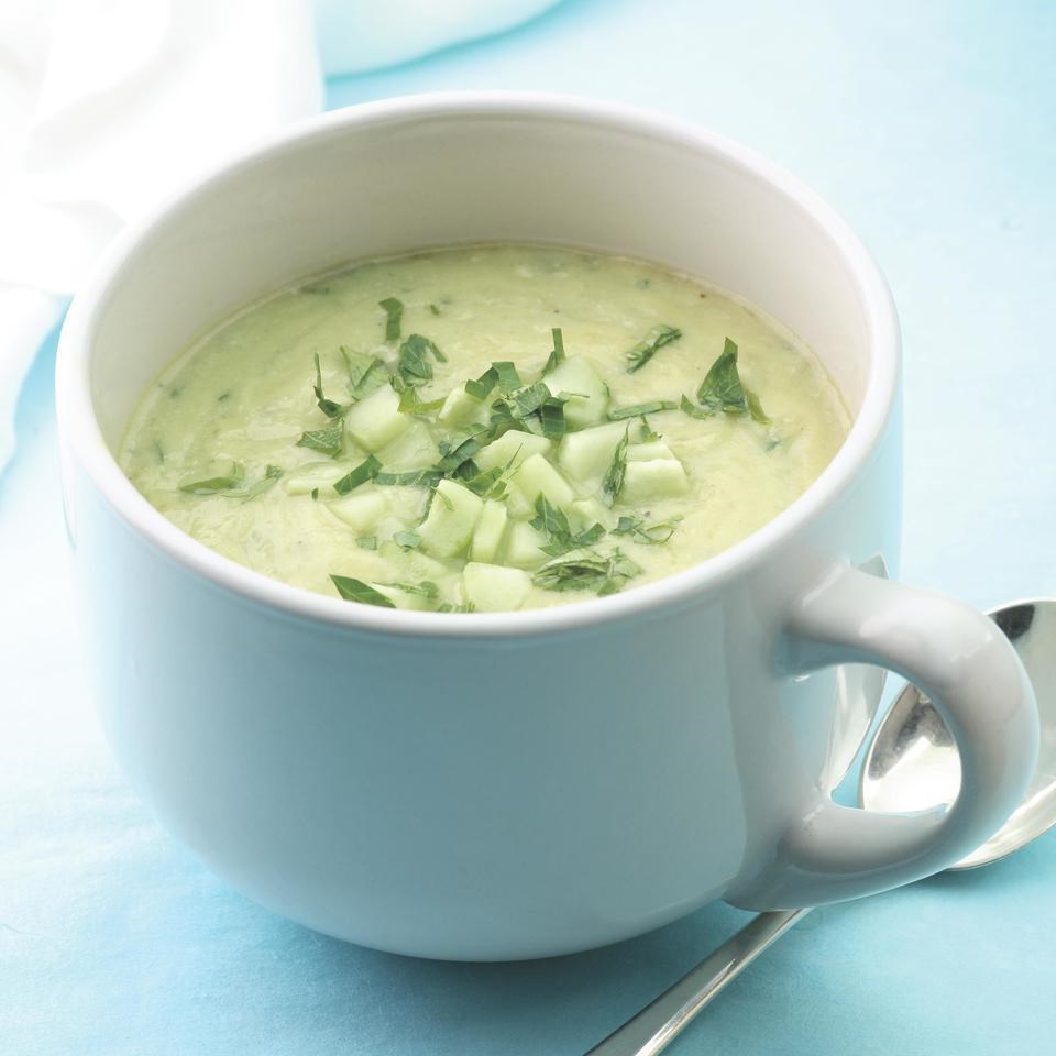 Creamy Cucumber Soup Recipe EatingWell