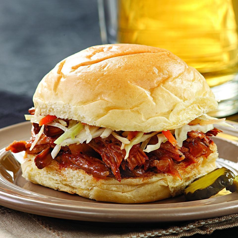 Pulled Pork with Caramelized Onions Recipe - EatingWell
