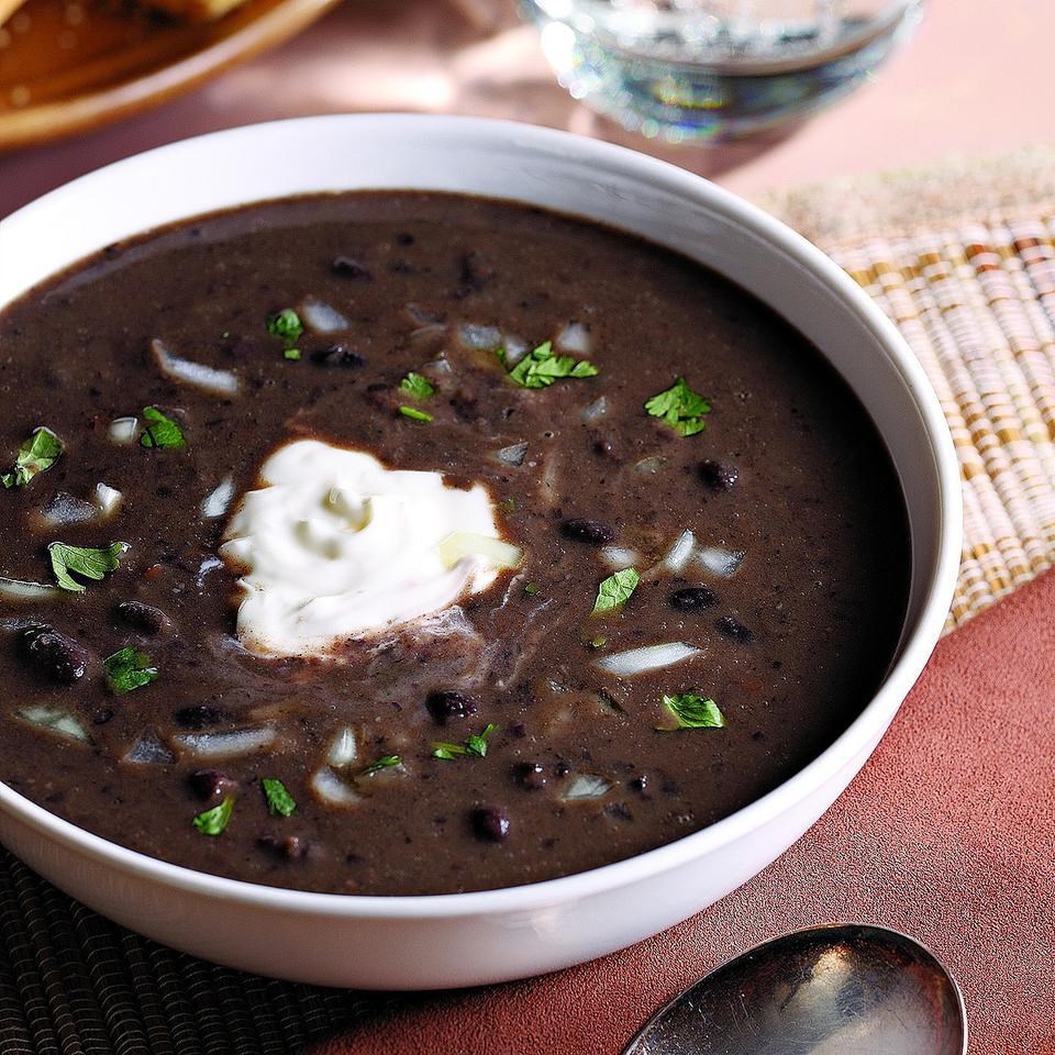 Smoky Black Bean Soup Recipe - EatingWell