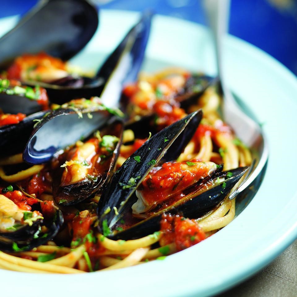 Italian Mussels & Pasta Recipe - EatingWell