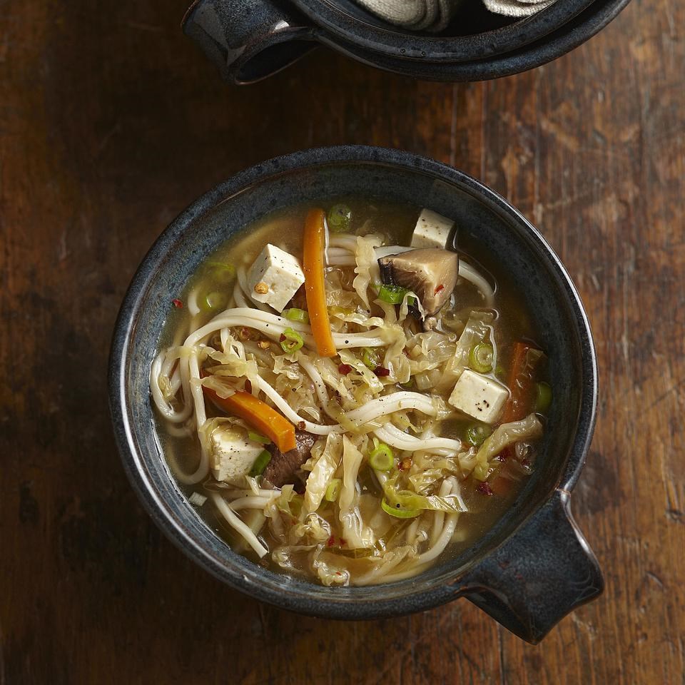 Shiitake & Noodle Hot & Sour Soup Recipe - EatingWell