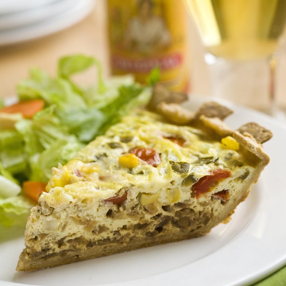 Mexican Vegetarian Quiche Recipe - EatingWell