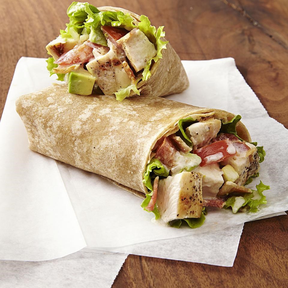 Chicken Club Wraps Recipe - EatingWell