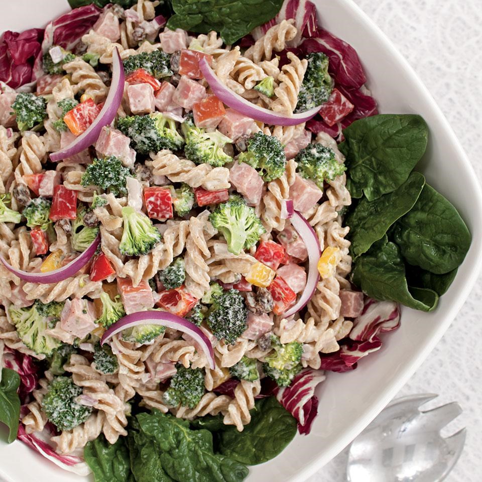 Broccoli, Ham & Pasta Salad Recipe - EatingWell