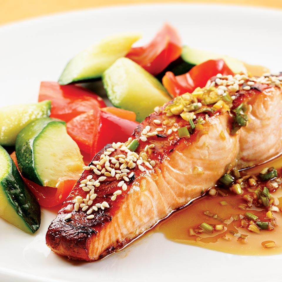 Honey-Soy Broiled Salmon Recipe - EatingWell