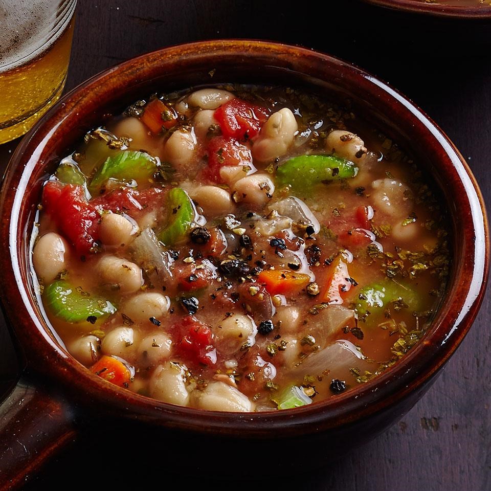 White Bean Soup (Fassoulatha) Recipe - EatingWell