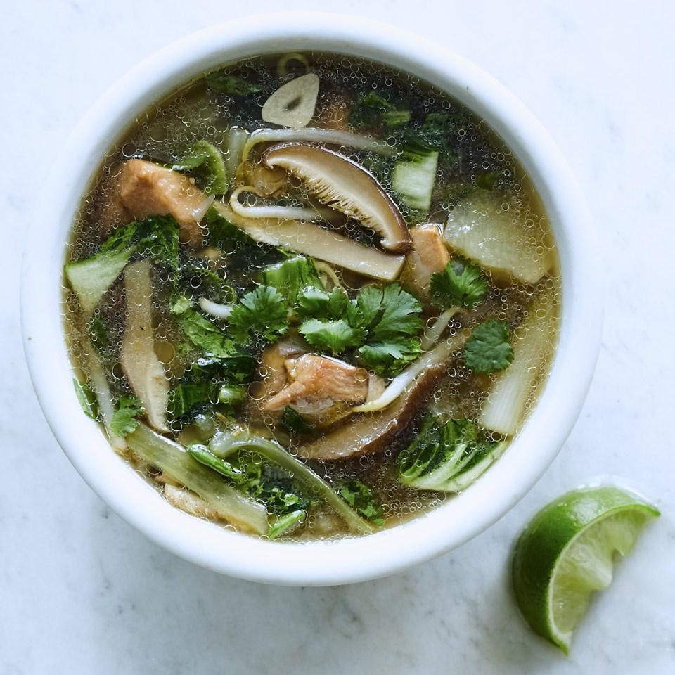 Asian-Inspired Chicken Soup Recipe - EatingWell