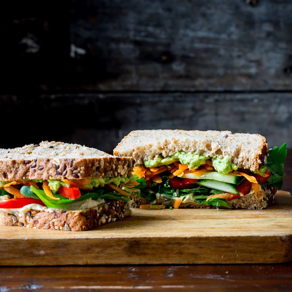 Veggie & Hummus Sandwich Recipe - EatingWell