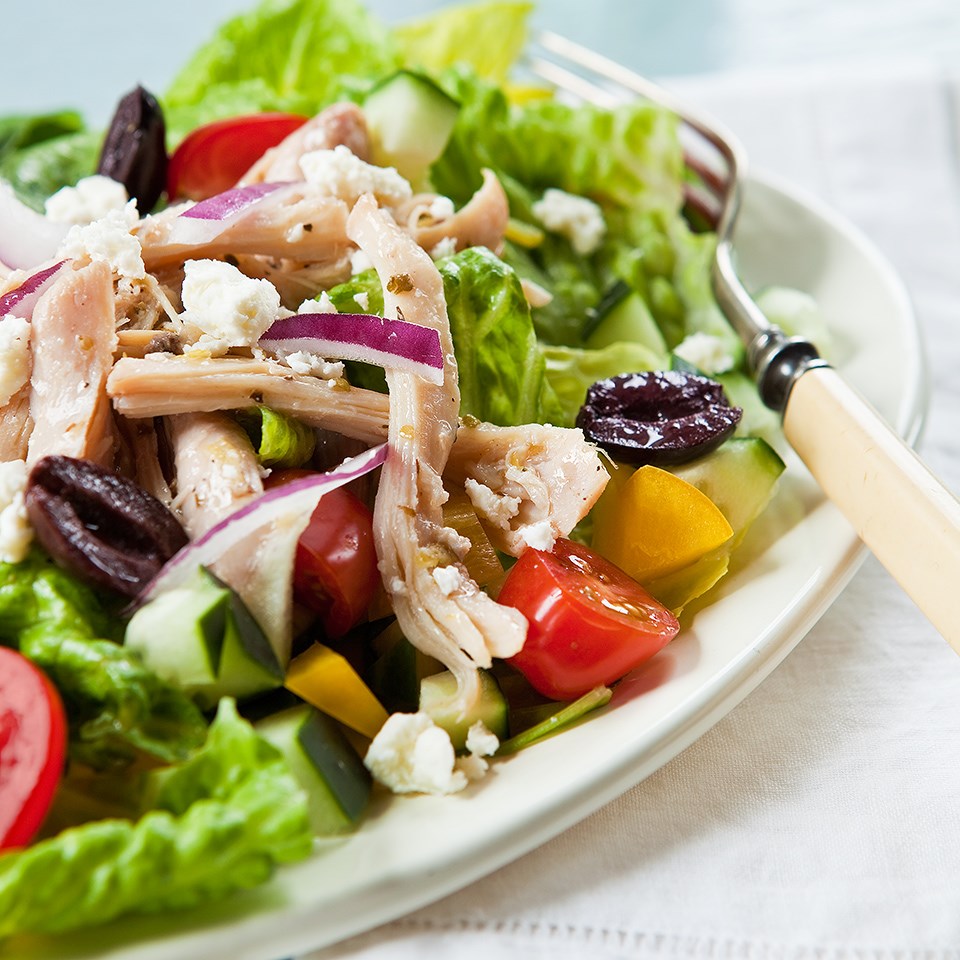 Greek-Style Chicken Salad Recipe - EatingWell