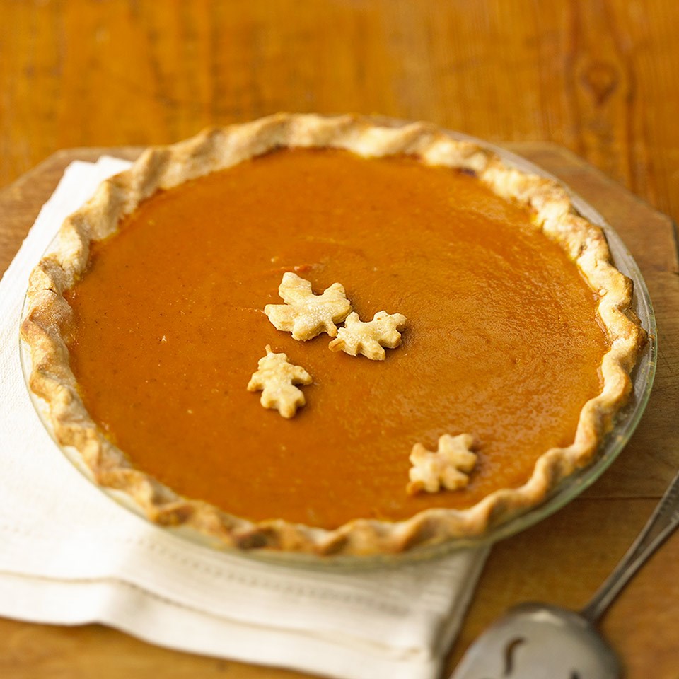 Light and Luscious Pumpkin Pie Recipe - EatingWell