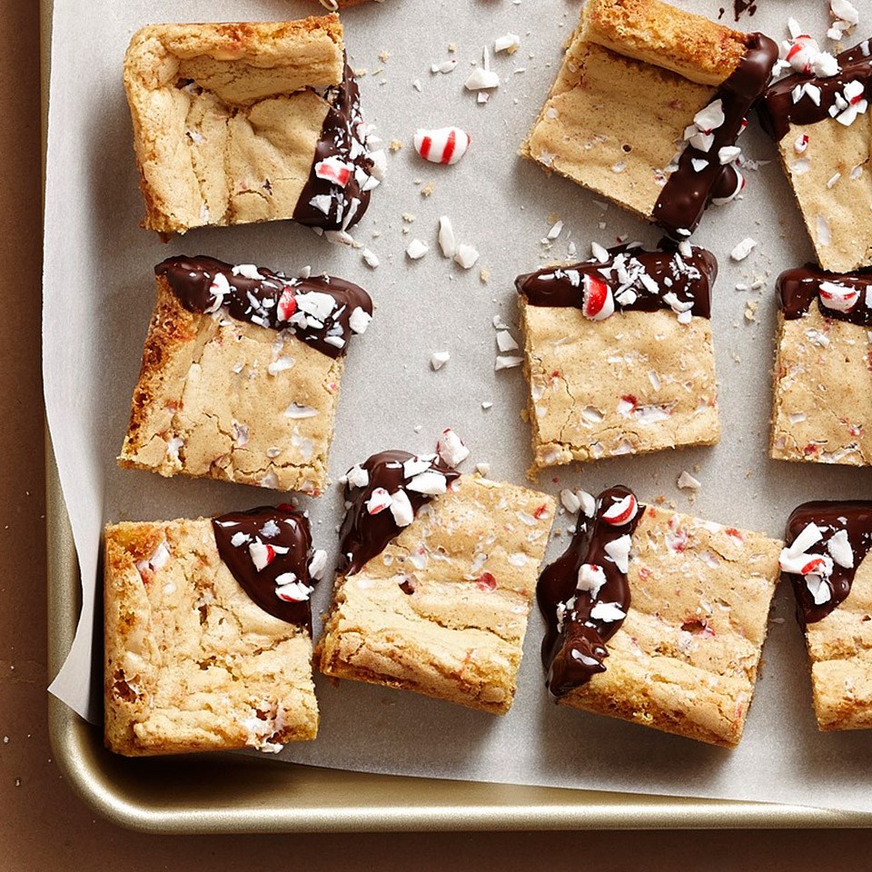 Vanilla Candy Cane Peppermint Bars Recipe - EatingWell
