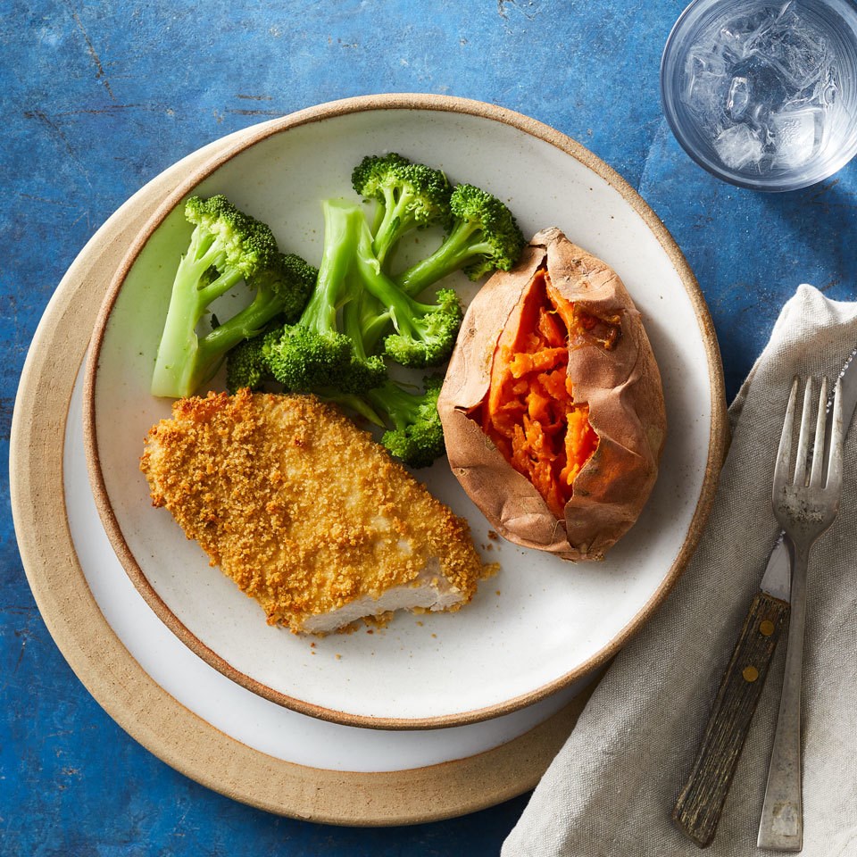 Healthy Oven-Fried Pork Chops Recipe - EatingWell