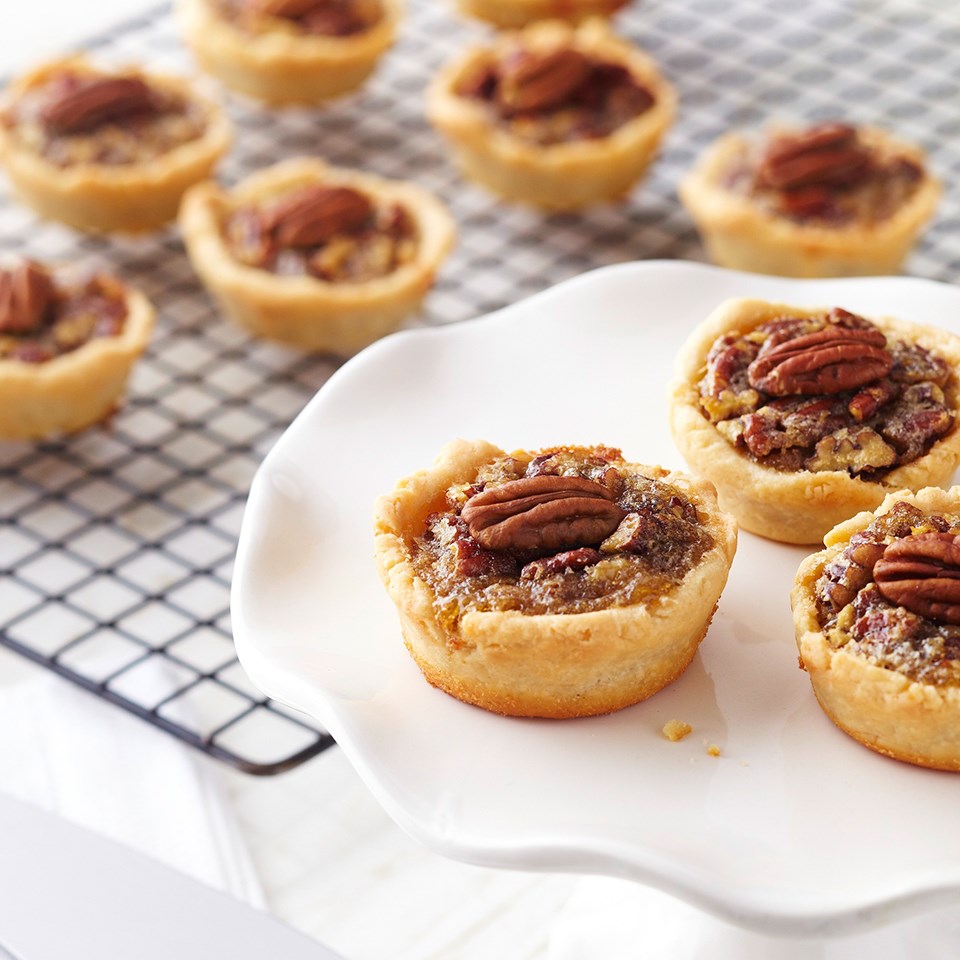 Mini Maple Pecan Pies Recipe - EatingWell