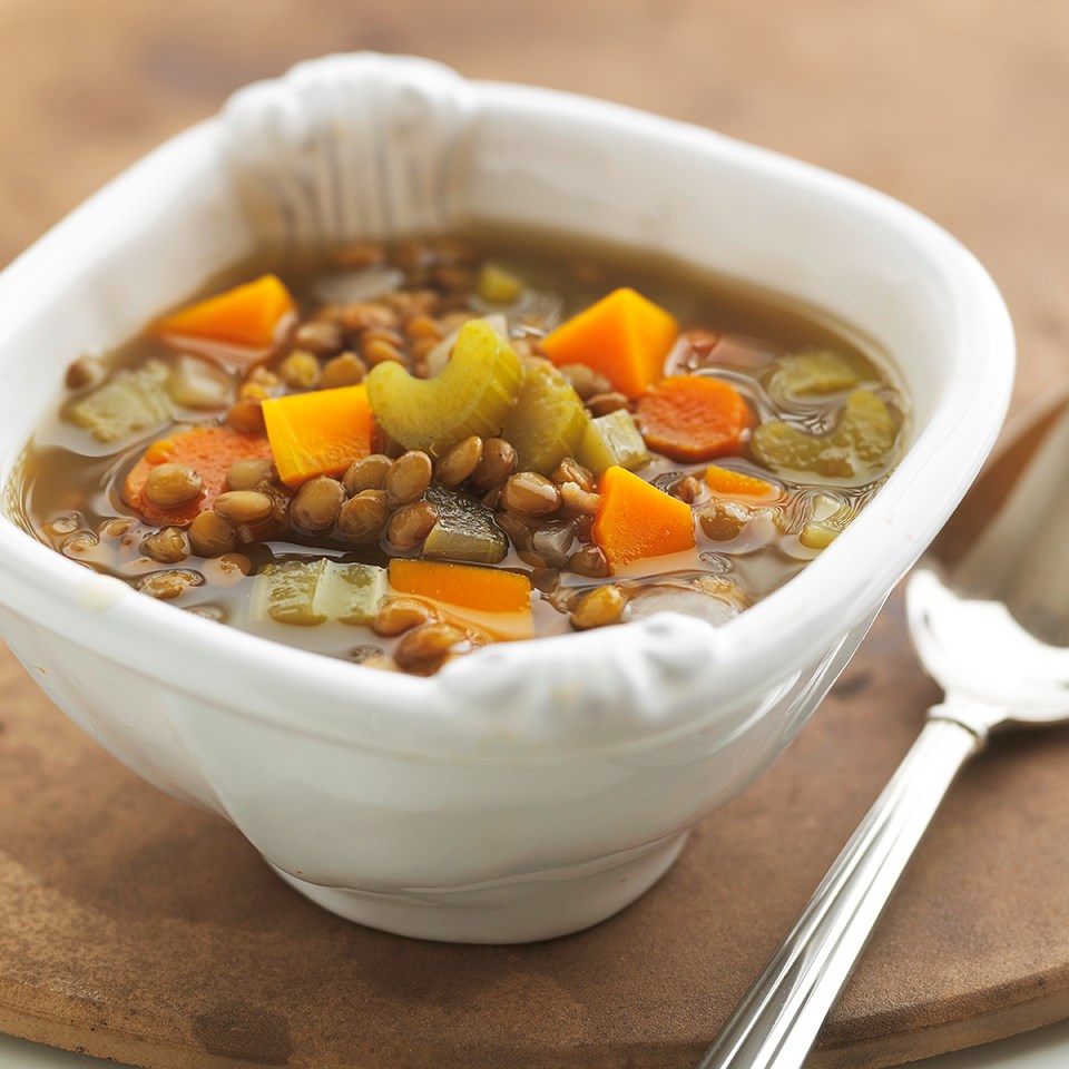 Squash and Lentil Soup Recipe - EatingWell
