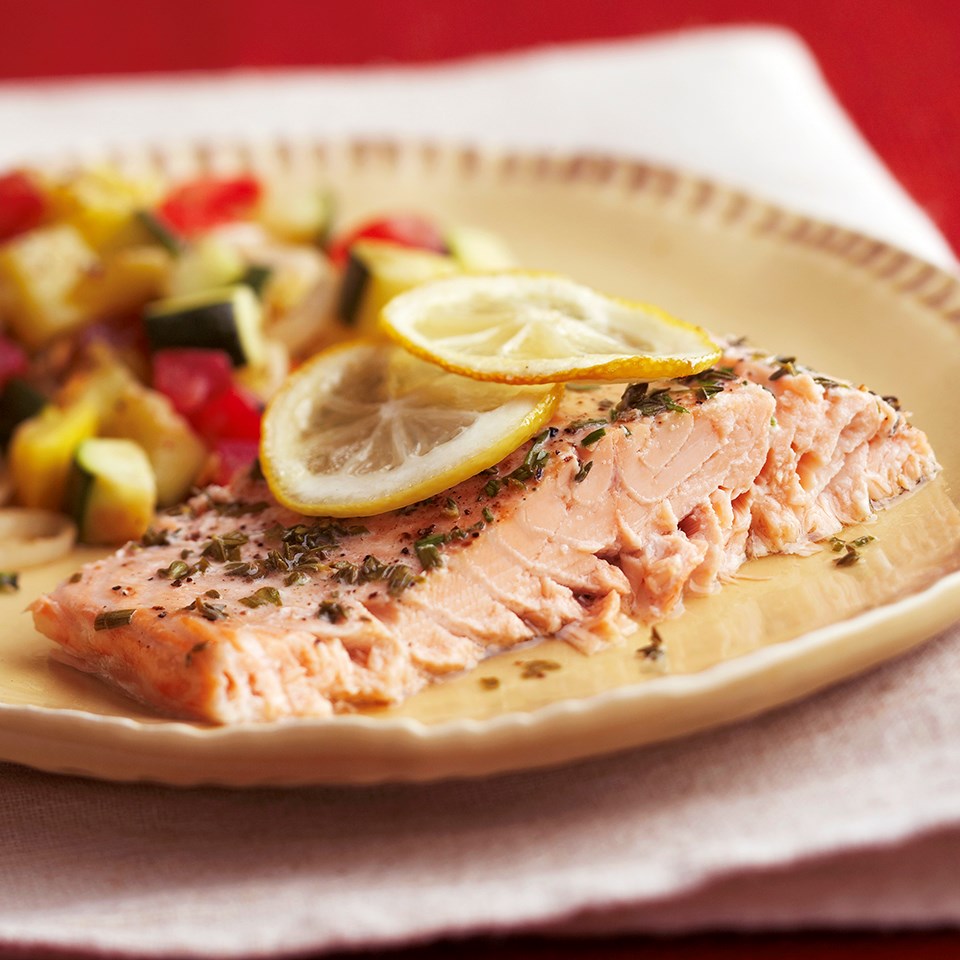 baked herb salmon recipe