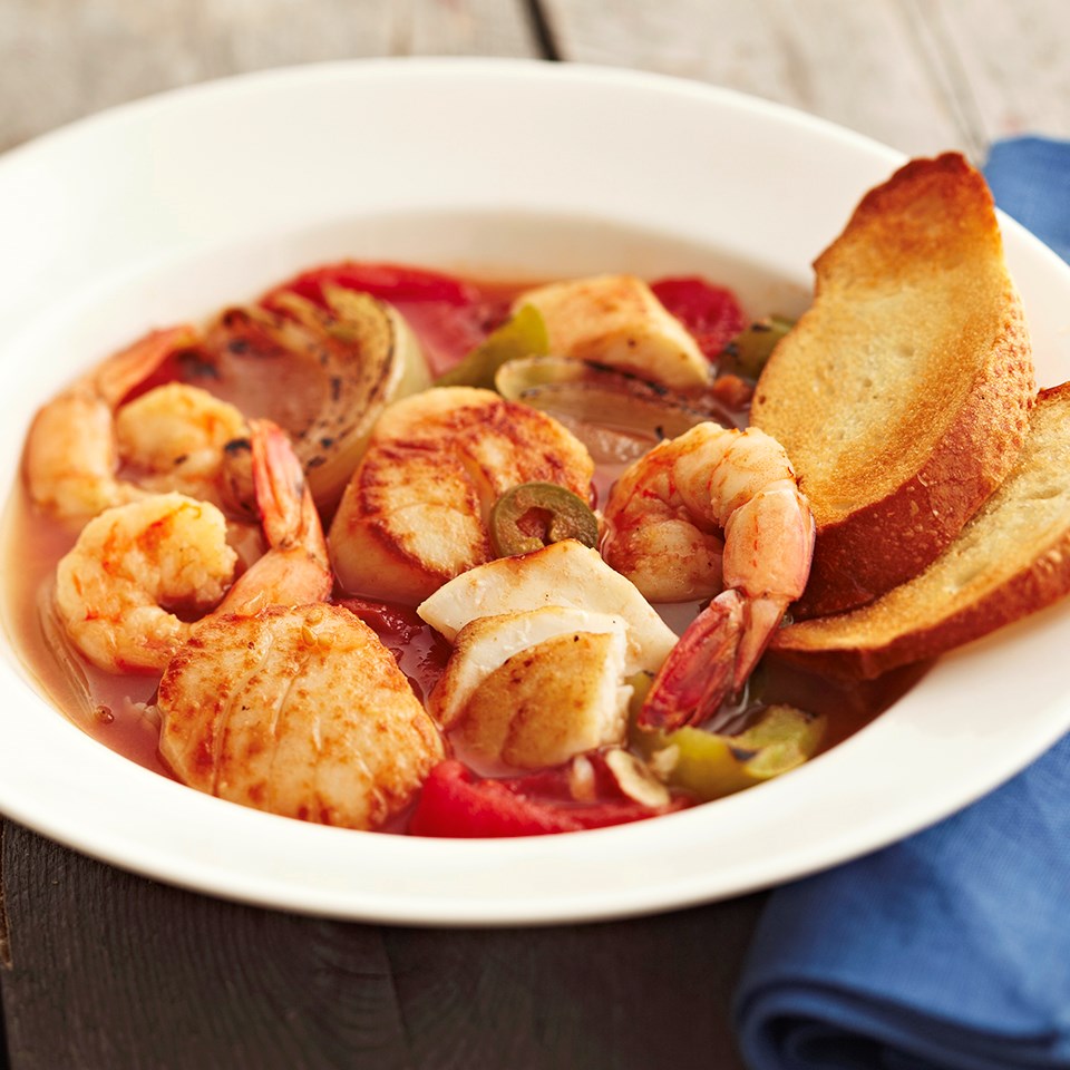 QCCR NEWS & UPDATES | Seafood Stew with Toasted Baguette Slices