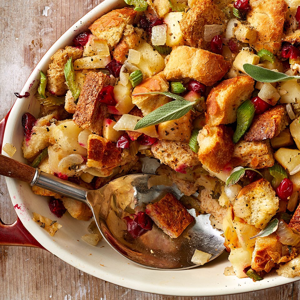Apple, Onion & Cranberry Stuffing Recipe - EatingWell