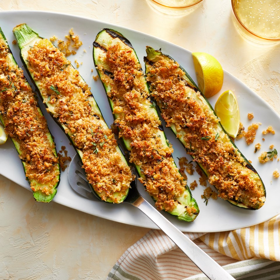 Grilled Zucchini with Parmesan Recipe - EatingWell