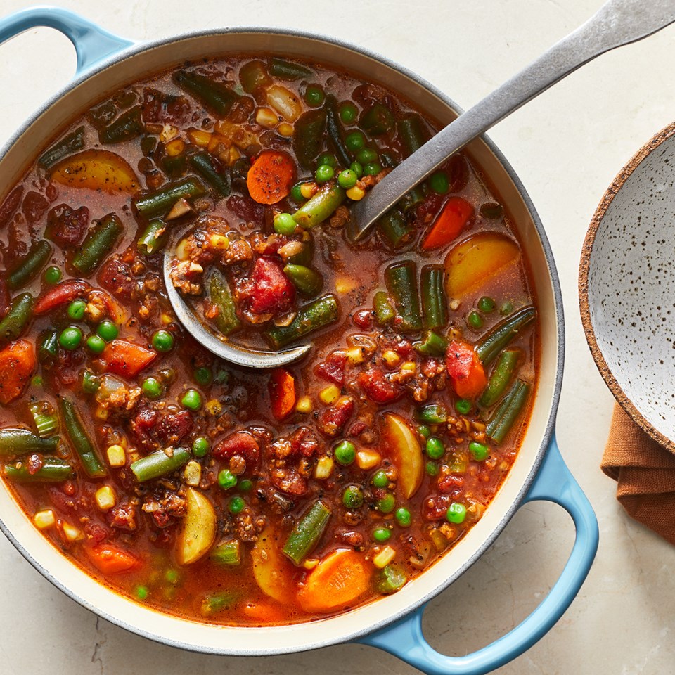 Clean-Out-the-Fridge Vegetable Stew Recipe - EatingWell
