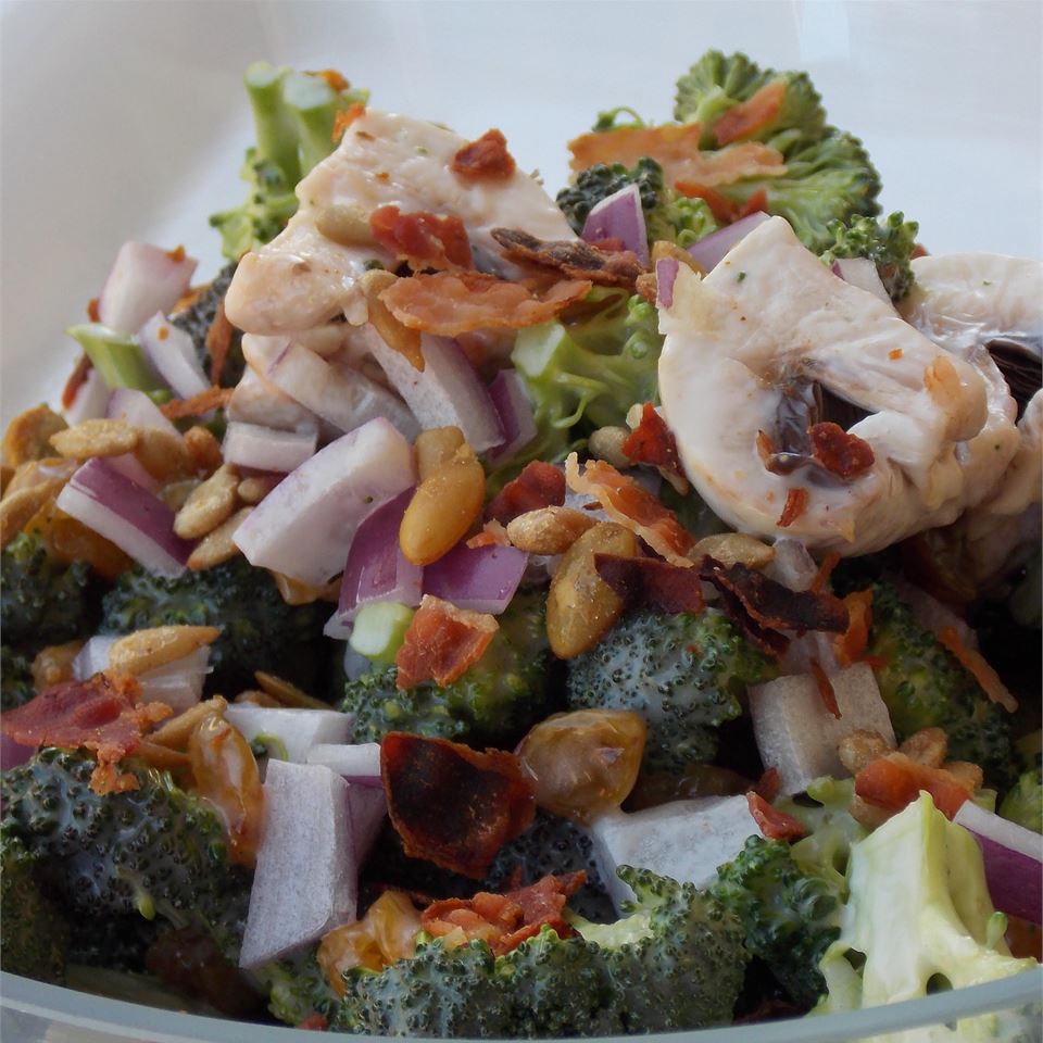 Mushroom Broccoli Salad image
