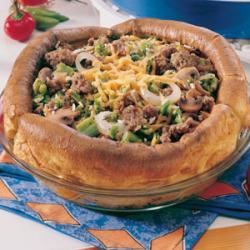 Sausage-Broccoli Puff Pancake image