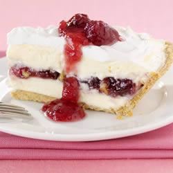 Cranberry-Walnut Cheesecake Pie image