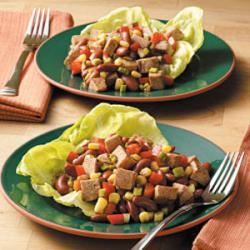 Southwest Pork and Bean Salad image