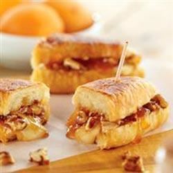 Melted Brie and Apricot Petite Croissants image