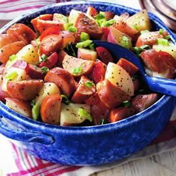 Potato Salad with Smoked Sausage_image