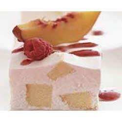 Frozen Peach Shortcake Squares image